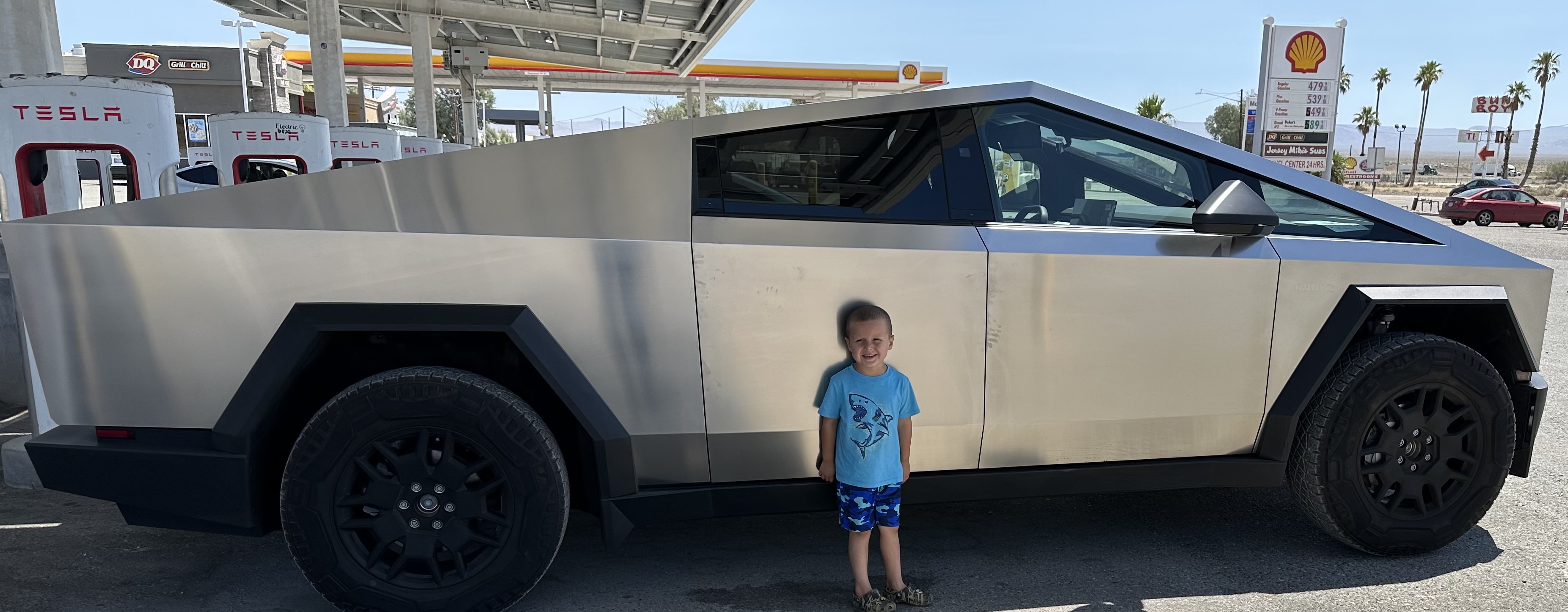 crewbie and a cybertruck!